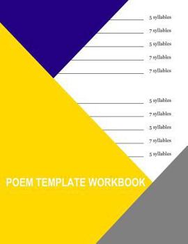 Paperback Poem Template Workbook: Tanka Book