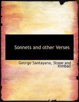Paperback Sonnets and Other Verses Book