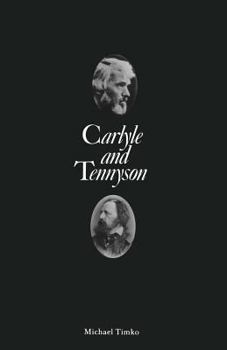 Paperback Carlyle and Tennyson Book