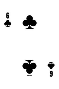 Paperback 6 Of Clubs: Poker Card 5x5 Graph Paper Notebook With .20" x .20" Squares For Work, Home Or School. 6 x 9 Notepad Journal For Math, Book