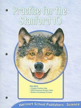 Paperback Science: Practice for the Stanford 10: Grade 4 Book