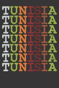 Notebook: Tunisia Shirt Tunisian Unisia Retro Dot Grid 6x9 120 Pages