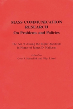 Paperback Mass Communication Research: On Problems and Policies Book