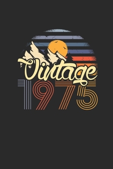 Paperback Vintage 1975: Graph Paper Notebook (6" x 9" - 120 pages) Birthday Themed Notebook for Daily Journal, Diary, and Gift Book