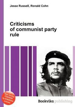 Paperback Criticisms of Communist Party Rule Book