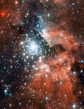 Paperback Outer Space Constellation Galaxy Notebook: 8.5 X 11 202 College Ruled Pages Book