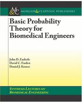 Paperback Basic Probability Theory for Biomedical Engineers Book