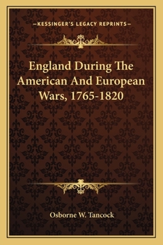 Paperback England During The American And European Wars, 1765-1820 Book