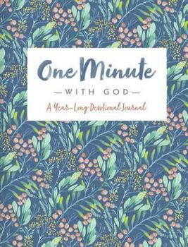 Hardcover One Minute with God - A Year Long Devotional Journal Book