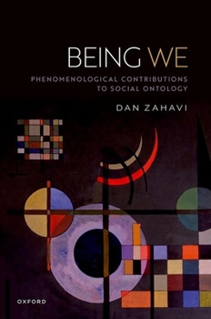 Hardcover Being We: Phenomenological Contributions to Social Ontology Book