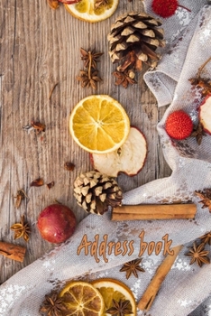 Address Book: Lovely Christmas Design, Best way to Track Addresses, Email, Mobile, Work & Home Phone Numbers, and easily Tabbed in Alphabetical Order ( Special christmas Design Notebook Journal)