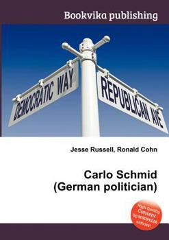 Paperback Carlo Schmid (German Politician) Book