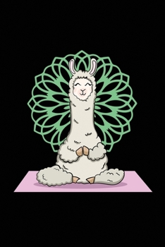 Llama Yoga: 6x9 Ruled Notebook, Journal, Daily Diary, Organizer, Planner