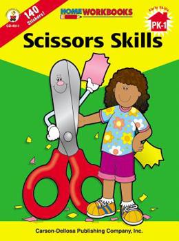 Paperback Scissors Skills, Grades Pk - 1 [With Stickers] Book
