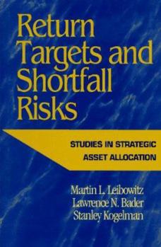 Hardcover Return Targets and Shortfall Risks Book