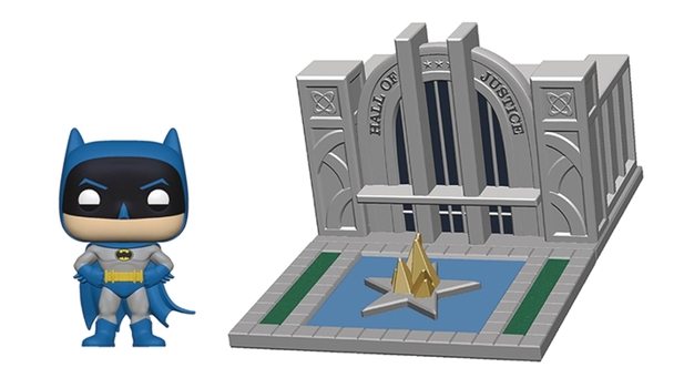 Misc. Pop Town Hall of Justice with Batman Vinyl Figure Book