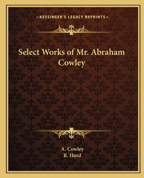 Paperback Select Works of Mr. Abraham Cowley Book