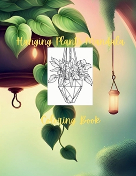 Paperback Hanging Plants Mandala Coloring Book