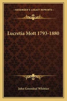 Paperback Lucretia Mott 1793-1880 Book