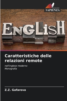Paperback Caratteristiche delle relazioni remote [Italian] Book