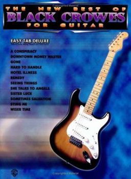 Paperback The New Best of Black Crowes for Guitar: Easy Tab Deluxe Book