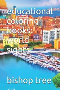 Paperback educational coloring books: world sights Book