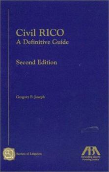 Paperback Civil RICO: A Definitive Guide Book