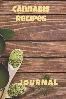 Paperback Cannabis Recipes Journal Book