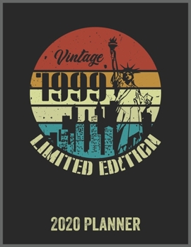 Vintage 1999 Limited Edition 2020 Planner: Daily Weekly Planner with Monthly quick-view/over view with 2020 Planner