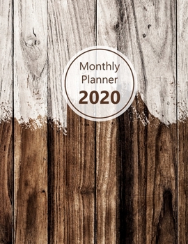 Paperback Monthly planner 2020: Large. Month on 2 pages. Incl. 2020 Calendar, Important dates section and Notes pages. 8.5" x 11.0" (Letter size). (Co Book