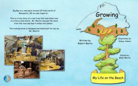 Staple Bound Growing Up, My Life on the Beach [Large Print] Book