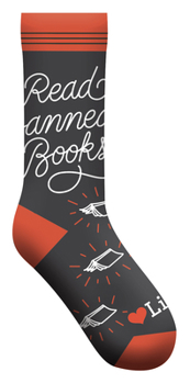 Misc. Supplies Read Banned Books Socks Book