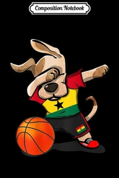 Composition Notebook: Dab Dog Ghana Basketball Jersey Ghanaian Sport Team  Journal/Notebook Blank Lined Ruled 6x9 100 Pages