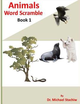 Paperback Animals Word Scramble: Book 1 Book