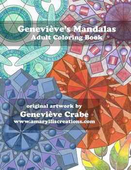 Paperback Genevieve's Mandalas: Adult Coloring Book