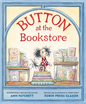 Library Binding Button at the Bookstore Book
