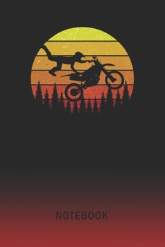 Notebook: Motocross Blank Wide Ruled Lined Paper Notepad | Writing Pad Journal | Assignments Taking Class Notes Homework Studying Math Science English ... & University Organizer | Student Teacher