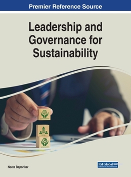 Hardcover Leadership and Governance for Sustainability Book