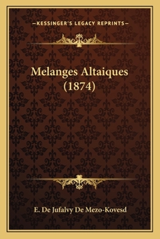 Paperback Melanges Altaiques (1874) Book