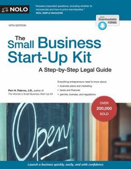 Paperback The Small Business Start-Up Kit: A Step-By-Step Legal Guide Book