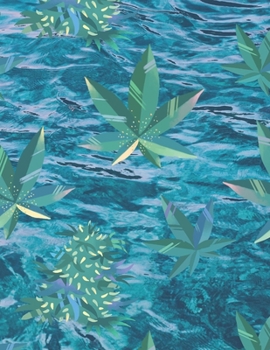 Marijuana Leaf Pattern Weed Lovers Notebook: 8.5X11 Wide Ruled Notebook Vol 51