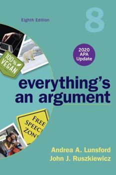 Paperback Everything's an Argument with 2020 APA Update Book