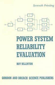 Hardcover Power System Reliability Evaluation Book