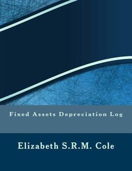 Paperback Fixed Assets Depreciation Log Book