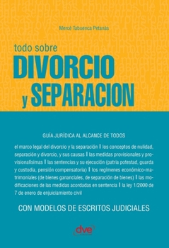 Paperback Todo sobre divorcio y separación [Spanish] Book