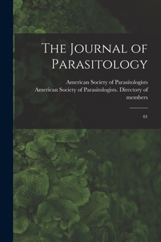 Paperback The Journal of Parasitology: 01 Book
