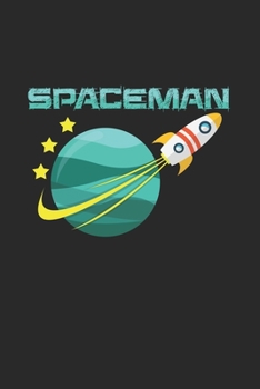 Spaceman: 6x9 Spaceman | lined | ruled paper | notebook | notes