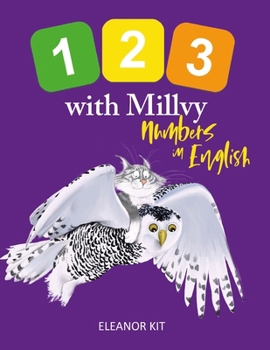 Paperback 123 with Millvy - Numbers in English Book