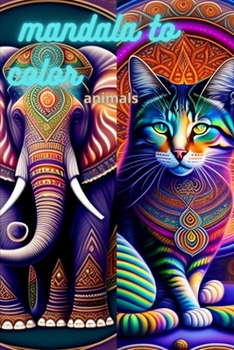Mandala to color animals: live inspiré du mandala sur les animaux