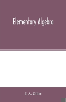 Paperback Elementary algebra Book